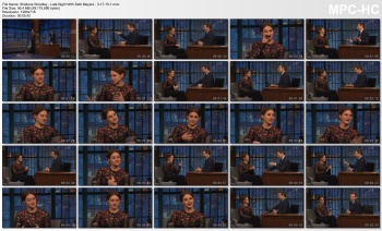 Shailene Woodley - Late Night With Seth Meyers - 3-17-15