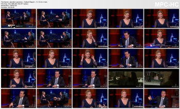 Jennifer Lawrence - Colbert Report - 11-13-14