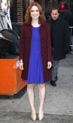 Ellie Kemper - at the Late Show with David Letterman in NYC - February 24, 2015 (18xHQ) 7KAD61Ks