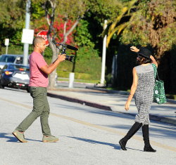 Rosario Dawson - Rosario Dawson - Filming in Los Angeles, 14 января 2015 (22xHQ) JZgNzIY2