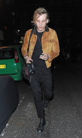Jamie Campbell Bower - Night out in London 05/27/2015