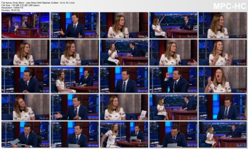 Emily Blunt - Late Show With Stephen Colbert - 9-14-15