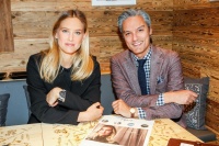 [MQ] Bar Refaeli - receives & signs a copy of her Eyes Magazine issue during Baselworld 2015 at Messe Basel in Basel - 03/18/2015