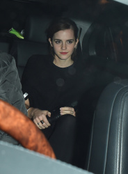 Emma Watson leaving the pre BAFTA party held at the Annabel's members club in Mayfair, London, 7 февраля 2015 (7xHQ) Ckx5E4p5