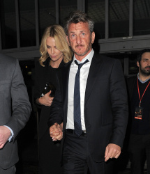 Charlize Theron and Sean Penn - seen leaving Royal Festival Hall. London - February 16, 2015 (153xHQ) DCU3mzau