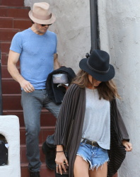 Ian Somerhalder - Leaving Nikki Reed's house in Los Angeles (July 25, 2014) - 25xHQ MIKT1oG2