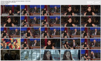 Aubrey Plaza - Late Show with David Letterman - 3-24-15