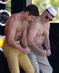 Zac Efron & Robert De Niro - On the set of Dirty Grandpa in Tybee Island,Giorgia 2015.04.30 - 140xHQ U0aHtyU4