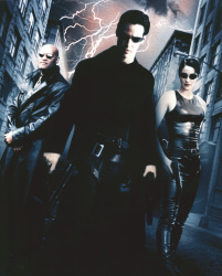 Keanu Reeves - Laurence Fishburne, Carrie-Anne Moss, Keanu Reeves - Промо стиль и постеры к фильму "The Matrix (Матрица)", 1999 (20хHQ) VQngtMWc